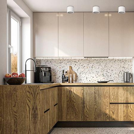 Oprawa Natynkowa LED SINO Halogenowa Sufitowa GX53 Tuba Okrągła Biała