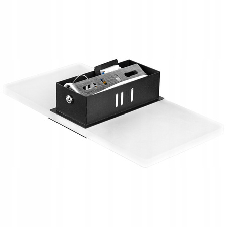 Kinkiet LED Lampa Ścienna Nad Lustro 5W 360lm 4000K Czarny Plaxio Masterled