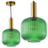 Lampa Wisząca Sufitowa CUMBRIA E27 Zwis Zielona GOLDLUX (Polux)