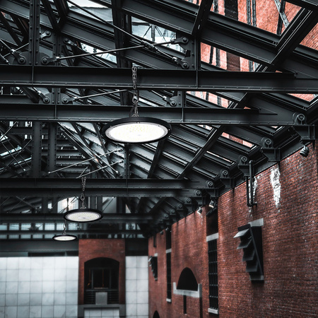 Lampa Oprawa LED High-Bay 100W 10000lm 5000K Neutralny 90° IP65 IK07 mAh Wisząca Czarna VIDEX