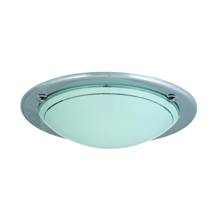 Plafon LED Lampa Sufitowa Oprawa Ścienna Natynkowa E27 Chrom Klasyczny Ufo Rabalux