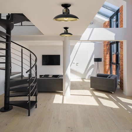 Lampa Sufitowa FELIX Czarna Złota 1xE27 Milagro