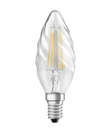 Żarówka LED BW35 E14 3.4W = 40W 470lm 4000K Neutralna Biała FILAMENT ŚCIEMNIALNA LEDVANCE