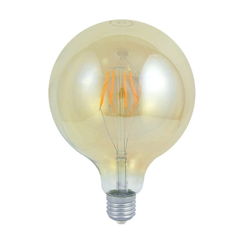 Żarówka LED E27 G80 4W = 18W 320lm 2000K Ciepła 360° Filament GOLDLUX (Polux)