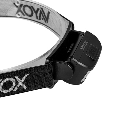 Latarka Czołowa Akumulatorowa 100lm 100LM LED + 2XLED 5 Trybów Pracy VAYOX