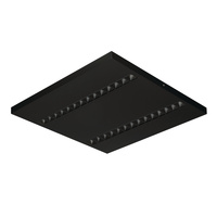 Panel LED Natynkowy 60x60 Lampa 49W 5300lm 3000K Ciepła 90° Czarna Kanlux