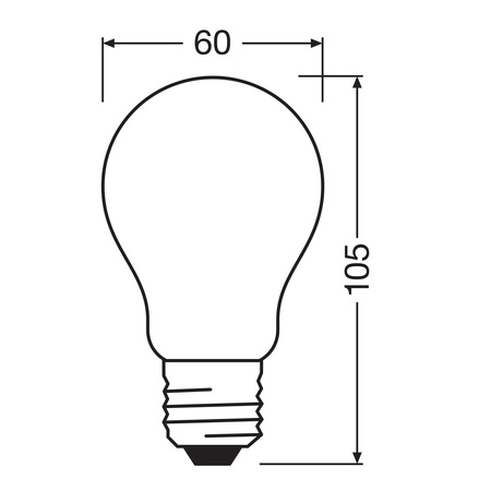 Żarówka LED A70 E27 11.6W = 150W 2452lm 4000K Neutralna 330° Filament CLASSIC ENERGY EFFICIENCY Osram