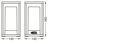 Lampa Ogrodowa Stołowa LED 5W USB 5V IP44 3000K Ciepła + RGB SMART+ WiFi Ściemnialna Frame Maxi LEDVANCE