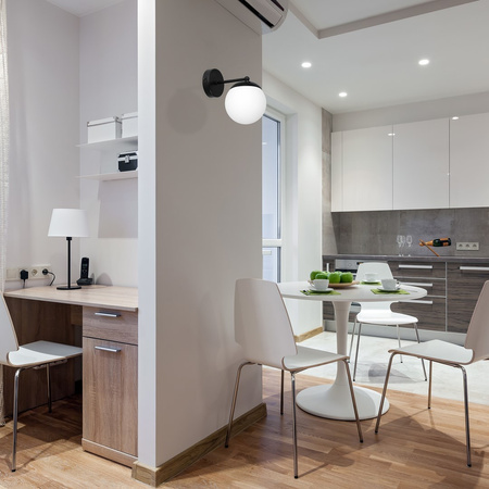 Lampa Ścienna Kinkiet LIMA Czarna 1xE14 Milagro