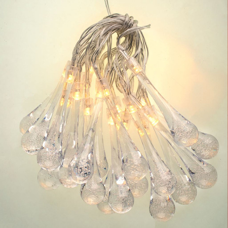 Sople plastikowe Girlanda na baterie 3x AA 20x LED MILAGRO EKD3942