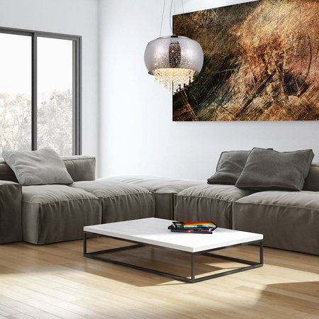 Lampa wisząca w stylu glamour z kryształkami MiLAGRO STARLIGHT 3x E14 galaktyka crystal