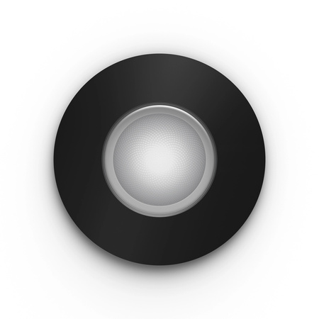 Oprawa Podtynkowa Wpuszczana LED Hermetyczna IP44 Łazienkowa 4.2W 400lm IP44 White and Color Ambiance RGB + TW Czarna Inteligentna SMART Zigbee Bluetooth Xamento Philips HUE