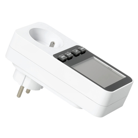 Miernik Mocy PMM3 z Pomiarem Zużycia Kosztów Energii Biały KOBI