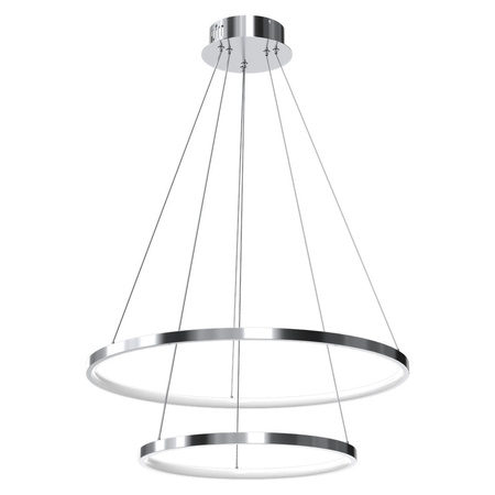 Lampa Wisząca Sufitowa ROTONDA Chrom 51W LED Milagro