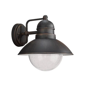 Lampa Ogrodowa LED Kinkiet Elewacyjny DAMASCUS myGarden E27 IP44 Latarnia do Dołu Brązowa PHILIPS