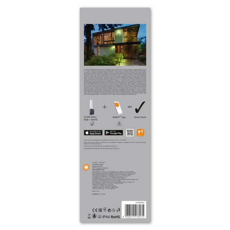 Kinkiet ogrodowy LED INTELIGENTNY 7,5W RGB+W Ciemny szary SMART+ WiFi FLARE LEDVANCE