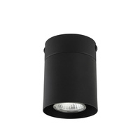 Lampa Sufitowa Oprawa Natynkowa VICO BLACK Spot Halogenowa Czarna Okrągła GU10 3410 TK Lighting
