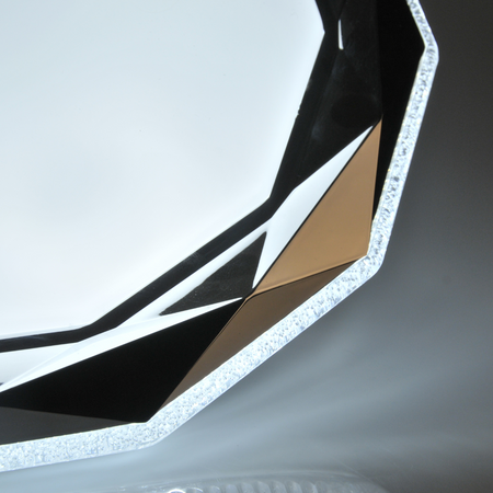 PLAFON LED diament lampa oprawa sufitowa 50cm 3000-6500K z pilotem GLOSSY GOLDLUX (Polux)