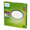 Lampa Ogrodowa Plafon LED 15W 1500lm 4000K IP54 SceneSwitch Czarna SuperSlim Philips