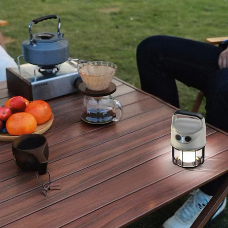 Lampa Kempingowa Biwakowa Akumulatorowa LED Turystyczna Latarka USB-C