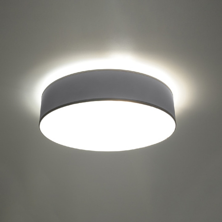 Lampa Sufitowa Oprawa Natynkowa 4x E27 Plafon Okrągła Szara Minimalistyczna Arena Sollux