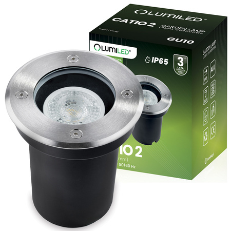 Oprawa Najazdowa Lampa Dogruntowa Wpuszczana GU10 IP65 IK09 Okrągła CATIO 2 LUMILED