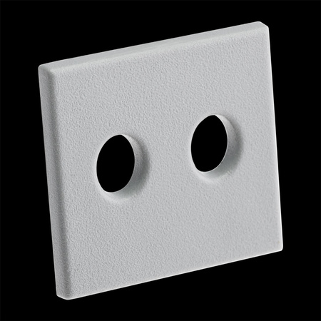 Profil Meblowy Aluminiowy Anodowany do taśm LED KM48 Srebrny Regałowy Nawierzchniowy 2m + Przesłona przeźroczysta + Zaślepki