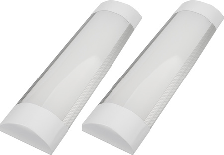 2x Lampa LED Oprawa Liniowa Listwa Garażowa 9W 4000K Neutralna Barwa 30cm