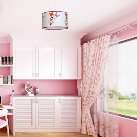 Lampa Wisząca Sufitowa BUTTERFLIES 1xE27 Milagro