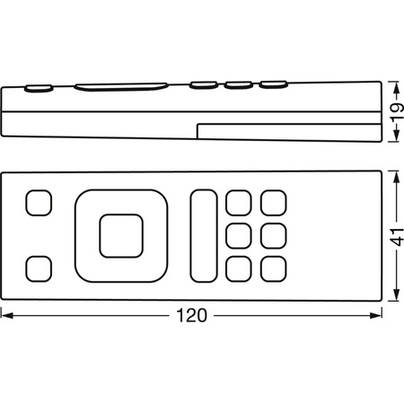Pilot Sterujący Kontroler Kolorów RGB CCT Pilot SMART+ WiFi Ledvance