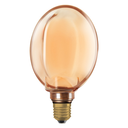 Żarówka LED Dekoracyjna G130 Kula E27 4W = 22W 220lm 1800K Ciepła 330° Filament Ściemnialna Vintage 1906 Osram