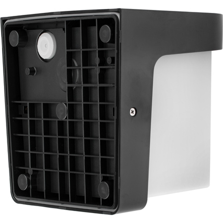 Kinkiet Ogrodowy Elewacyjny Lampa Ścienna E27 CZARNA Kwadratowa CORGI