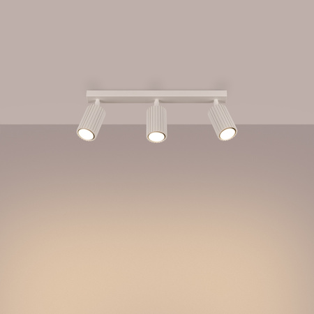 Lampa Sufitowa Reflektor Tuba Spot 3x GU10 Beżowa Karbon Deep Space SL.1600 Sollux