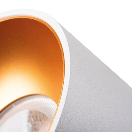 Oprawa sufitowa podtynkowa MINI RITI GU10 PAR16 Biało-Złota KANLUX