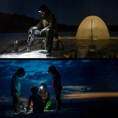 Latarka czołowa LED cob czołówka bateryjna LB0111 LIBOX