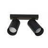 Lampa Sufitowa Oprawa Natynkowa Reflektor Punktowa 2x GU10 Czarna Nowoczesna MONO 7841 Nowodvorski