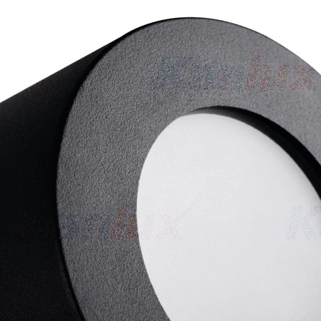 Oprawa natynkowa halogenowa SPOT TUBA okrągła SANI GU10 czarna IP44 Kanlux