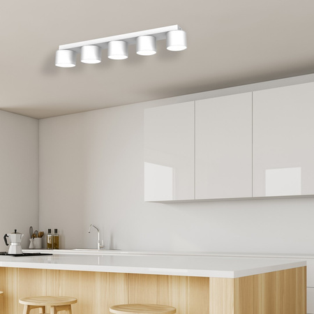 Lampa Sufitowa DIXIE Biała 5xGX53 Milagro