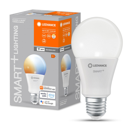 Żarówka LED E27 A100 14W 1521lm SMART+ WiFi CCT Ściemnialna Classic LEDVANCE