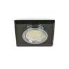 Oprawa Podtynkowa GU10 Halogenowa Wpuszczana Spot Oczko Czarna Kwadratowa Kobi