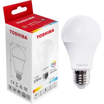 Żarówka LED E27 A60 15W = 100W 1521lm 6500K Zimna TOSHIBA