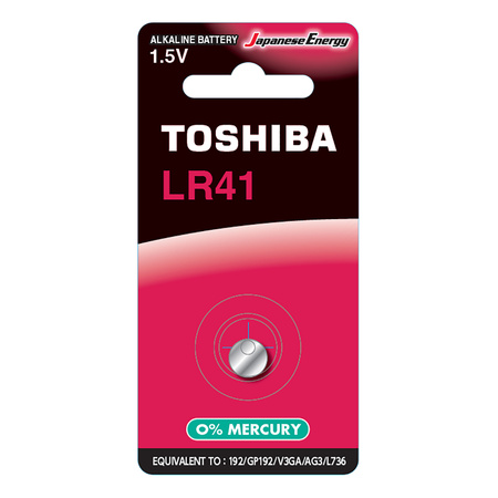 Bateria Alkaliczna Specjalistyczna TOSHIBA LR41 1,5V Blister 1szt