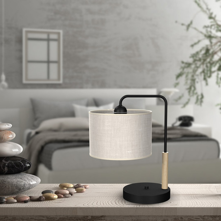 Lampa Stołowa ATLANTA 1xE27 Biurkowa Nocna Milagro