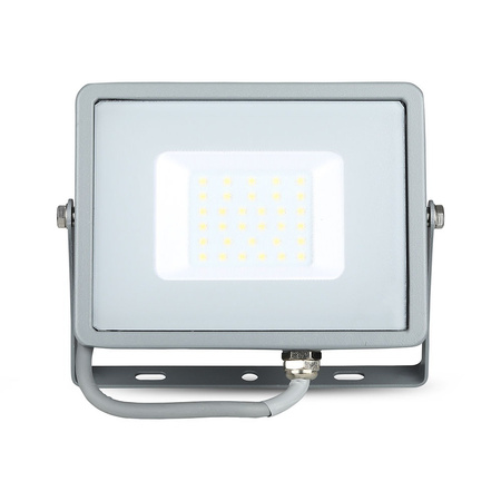 Naświetlacz LED 30W 2400lm 3000K IP65 Szary Samsung Chip VT-30-G V-TAC