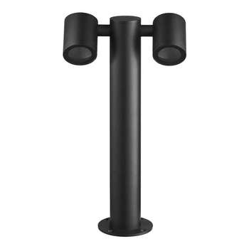 Lampa Ogrodowa Zewnętrzna 2xGU10 IP44 Słupek 45cm Czarna
