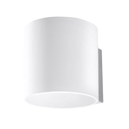 Lampa Ścienna Kinkiet Tuba G9 Cylindryczna Biała Nowoczesna Vici Sollux