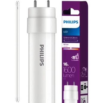 Świetlówka LED T8 G13 16W = 36W 1600lm 3000K Ciepła 240° 120cm EM & Mains Philips