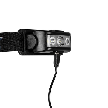 Latarka Czołowa Akumulatorowa 100lm 100LM LED + 2XLED 5 Trybów Pracy VAYOX