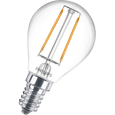 Żarówka LED E14 P45 2W = 25W 250lm 2700K Ciepła Filament PHILIPS