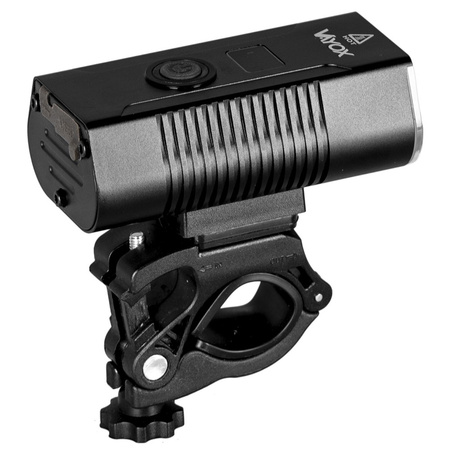 Latarka Lampka Przednia Rowerowa LED USB-C Uchwyt 6 Trybów 1020lm IP65 Funkcja Powerbank VAYOX